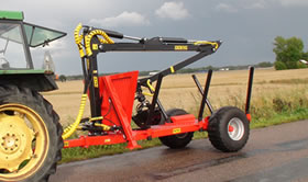 Produktinfo K.T.S Rückewagen RS 5.0 mit Kran